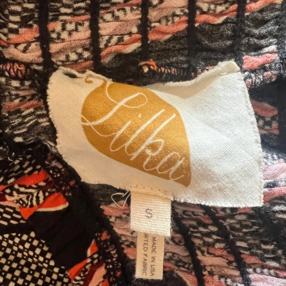 Anthropologie Lilka Serra Aztec Mosaic Geo Print Harem Jumpsuit Size Small - Picture 7 of 8